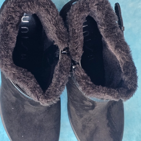 Unisa Wedges Suede Booties Boots Sz 8.5 - Picture 8 of 12